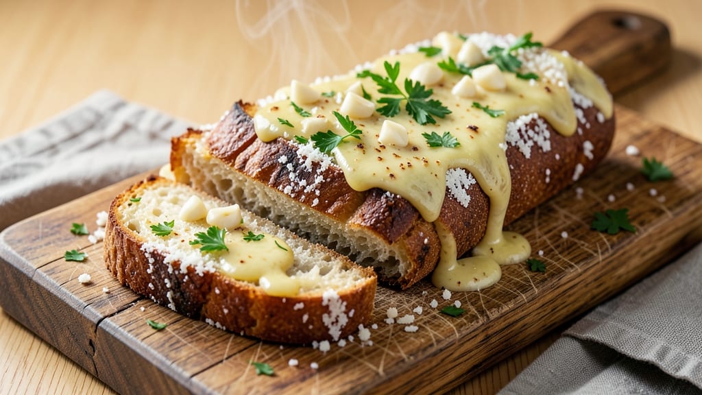 Authentic Garlic Bread Recipe: Crispy Crust, Ooey-Gooey Cheese Magic
