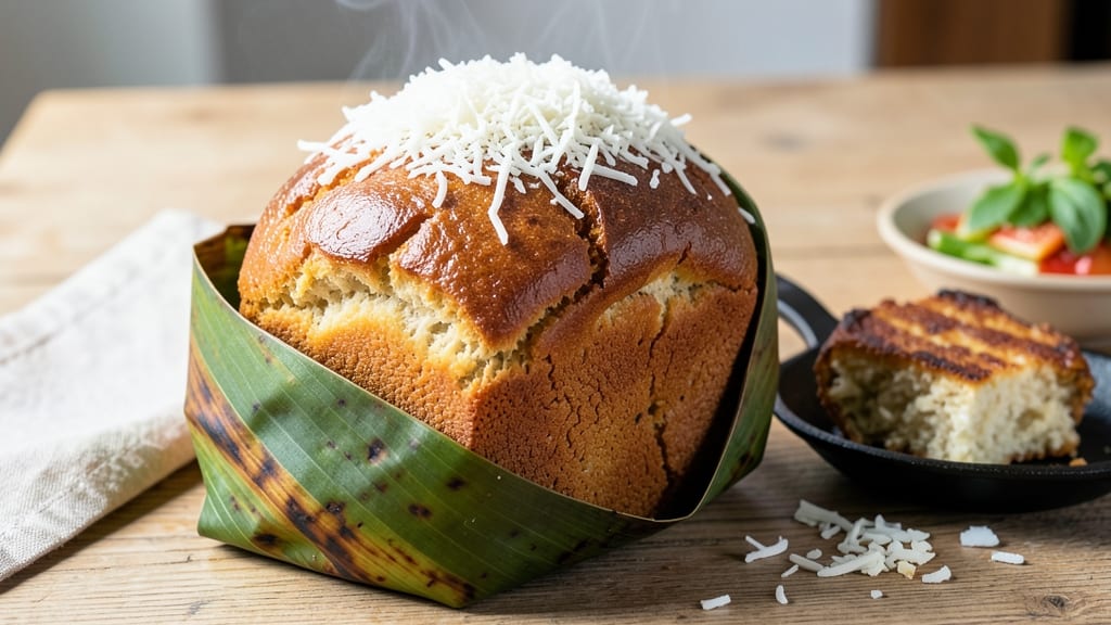 Alembong Bread Recipe: Filipino Coconut-Crusted Crunch With Soft Heart