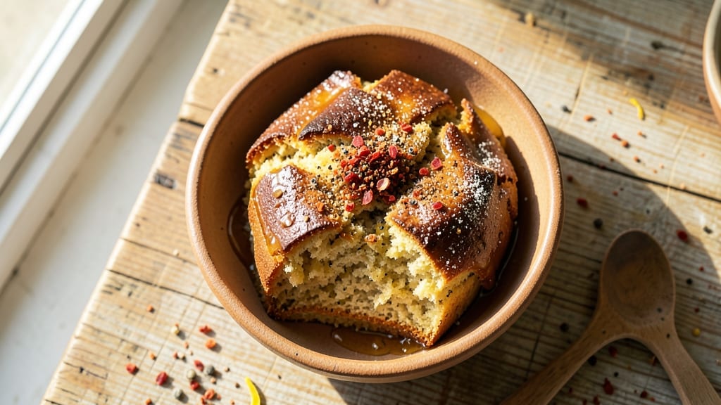 African Corn Bread Recipe: Spiced Peanut Butter Swirl Magic