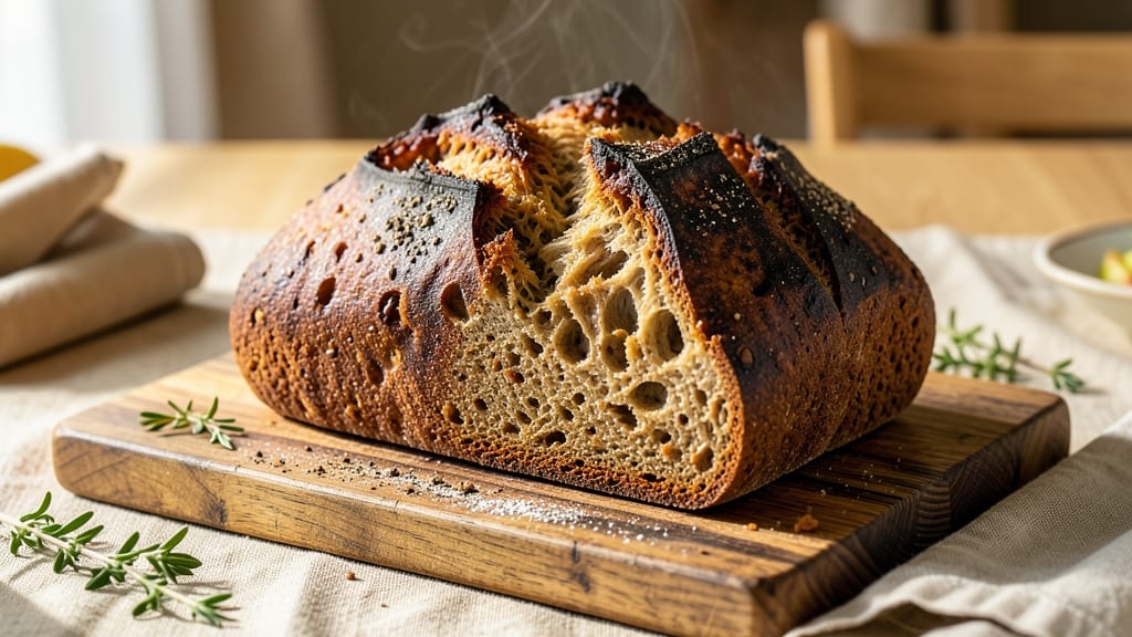 All Rye Sourdough Bread Recipe: Hands-Off Ferment for Deep Tang and Shatterproof Crust