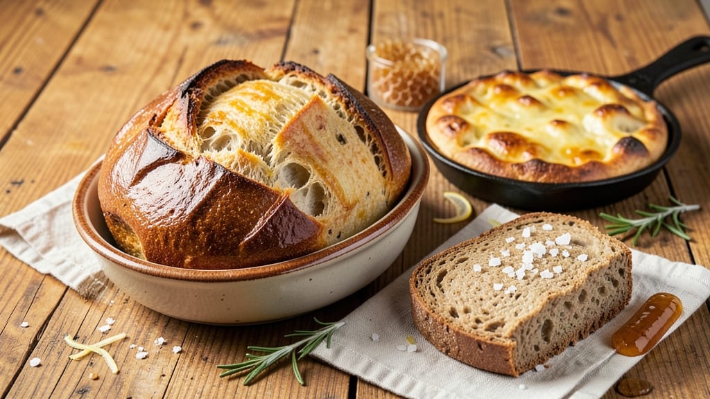 Artistic Bread Recipe: Sculpted Swirls and Crusty Masterpiece in One Bake