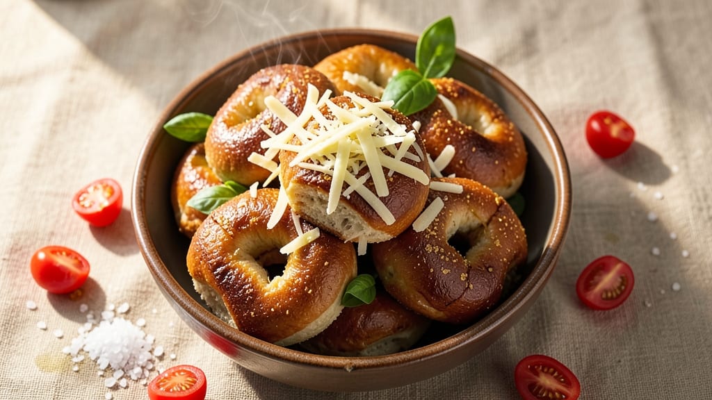 Asiago Bagel Bread Machine Recipe: Nutty Cheese Swirls and Crusty Bites in One Cycle
