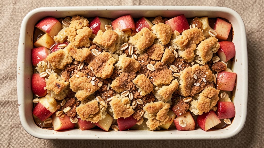 Apple Crisp Shortbread Bars Recipe: Warm Apple Swirls and Buttery Crunch in One Pan
