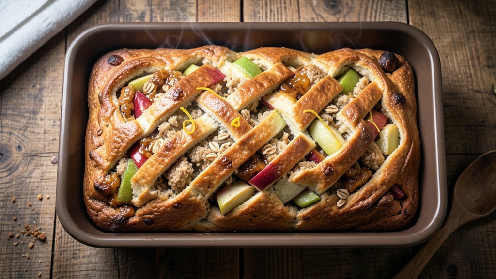 Apple Fritter Loaf Bread Recipe: Cinnamon-Spiced Apple Streusel Twists in One Bake