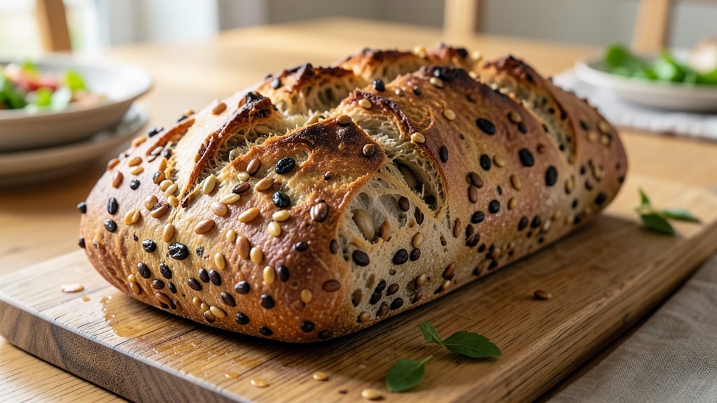 8 Grain Bread Recipe: Hearty Whole-Grain Crust With Open Crumb