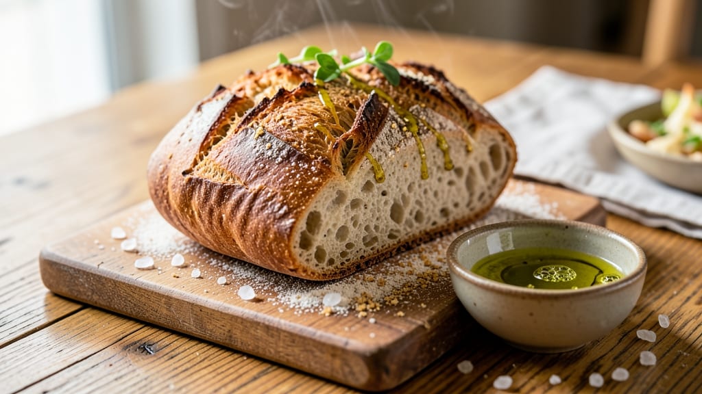 Artisan Peasant Bread Recipe: Rustic Crust and Hearty Open Crumb Magic