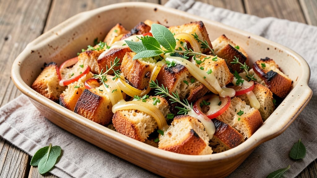 Amish Bread Stuffing Recipe: Savory Crunch and Herby Softness in One Bake