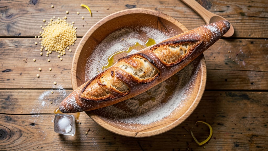 Artisan Baguette Bread Recipe: Dutch Oven Crust With Open Crumb Magic