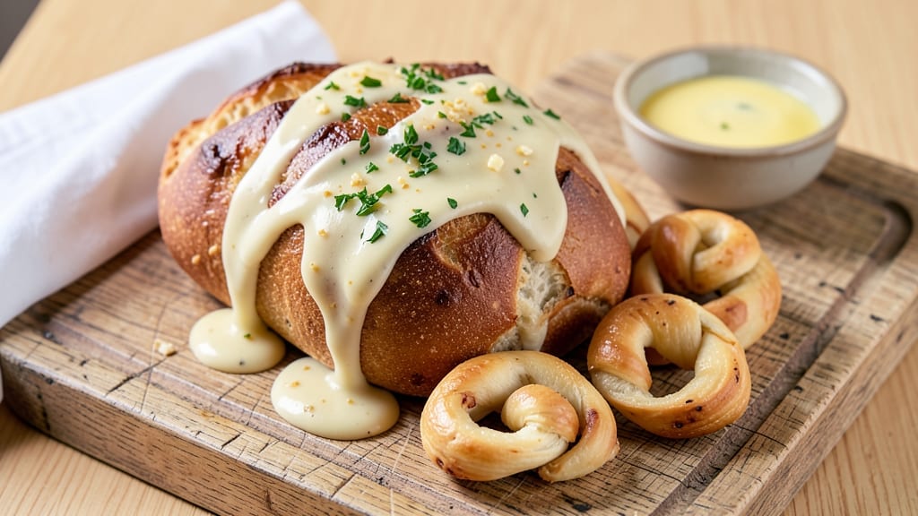 Alfredo Bread Recipe: Buttery Garlic Swirls With Crispy Crust