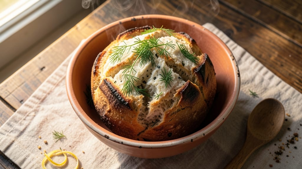 Artisan Dill Bread Recipe: Herbed Crust With Tangy Open Crumb