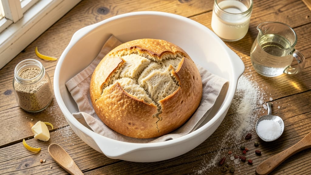 Alton Brown's White Bread Recipe: Golden Crust With No-Knead Ease