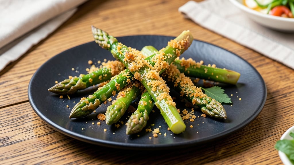 Asparagus Recipe with Bread Crumbs: Crispy-Topped Bites for Crowd-Pleasing Sides
