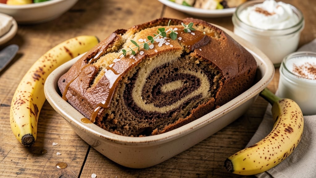 A Latte Food Banana Bread Recipe: Moist Swirls With Coffee-Infused Crust