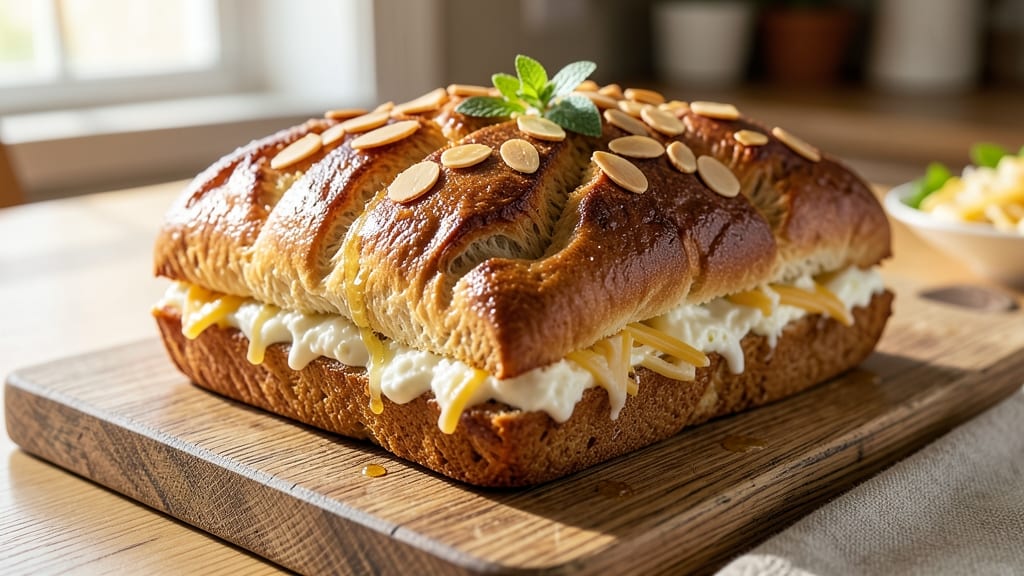 Almond Cheese Bread Recipe: Nutty Crunch Meets Melty Cheese Magic