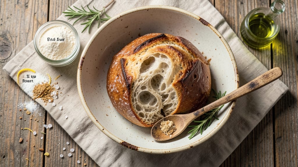Artisan Bread Recipe Using Bread Flour: Golden Crust, Airy Crumb in One Bake
