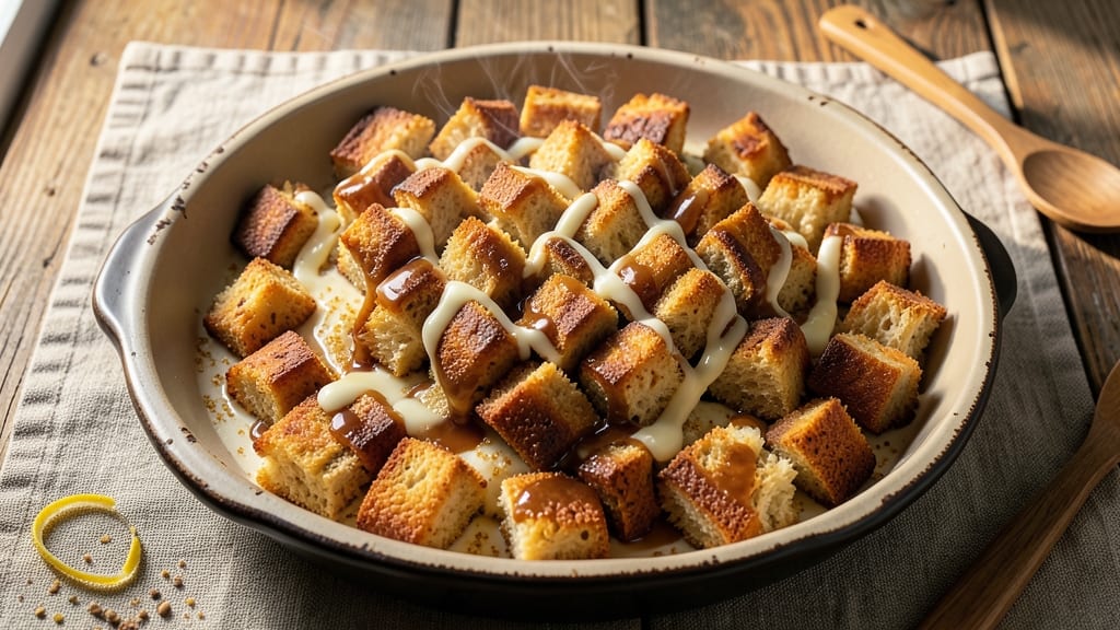Airfryer Bread Pudding Recipe: Custardy Crunch With Caramelized Corners