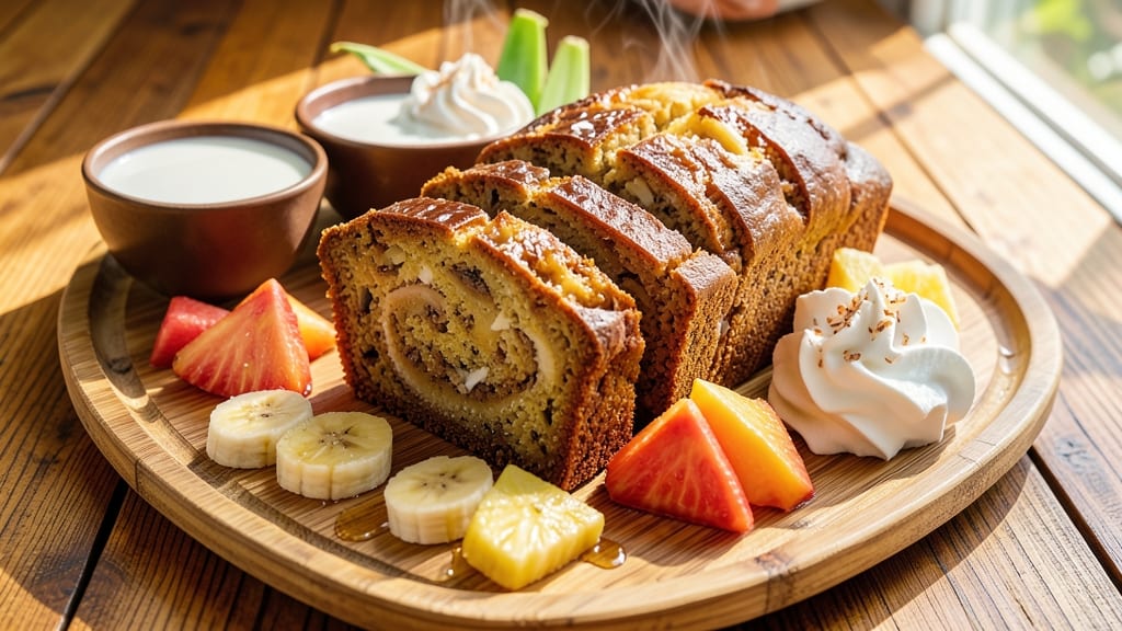 Aloha Banana Bread Recipe: Tropical Swirls and Moist Crumb Magic