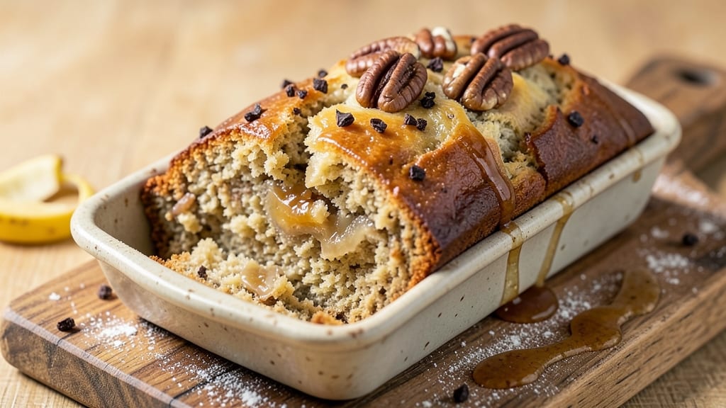Anna Olson's Banana Bread Recipe: Single-Bowl Magic with Walnut Streusel Top