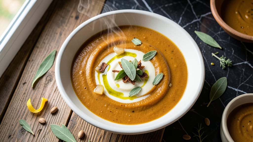 Atlanta Bread Company Butternut Squash Soup Recipe: Velvety Spice and Toasted Sage Swirls
