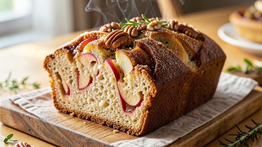 Apple Cinnamon Nut Bread Recipe: Warm Spice Streusel Crown With Buttery Crust