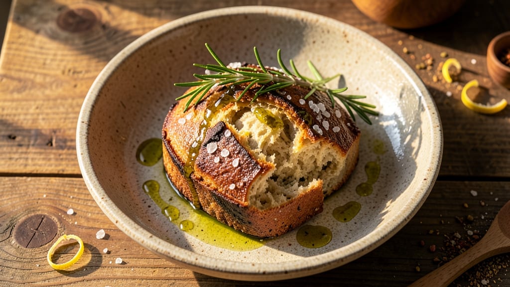 Artisan Olive Oil Bread Recipe: Golden Crust With Fragrant Herbs Inside