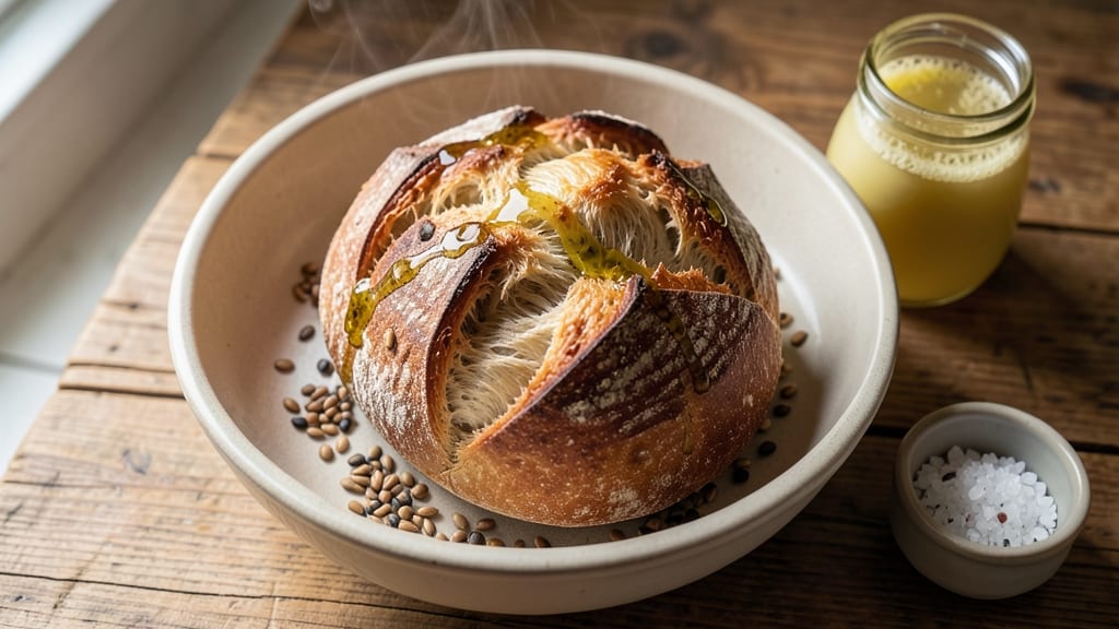 500-Gram Bread Recipe: Dutch Oven Crust With Rustic Open Crumb