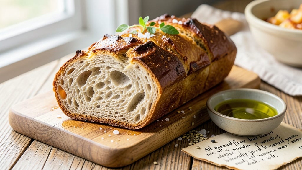 Amish Bread Recipe For Beginners: Foolproof No-Knead Loaf in One Bowl
