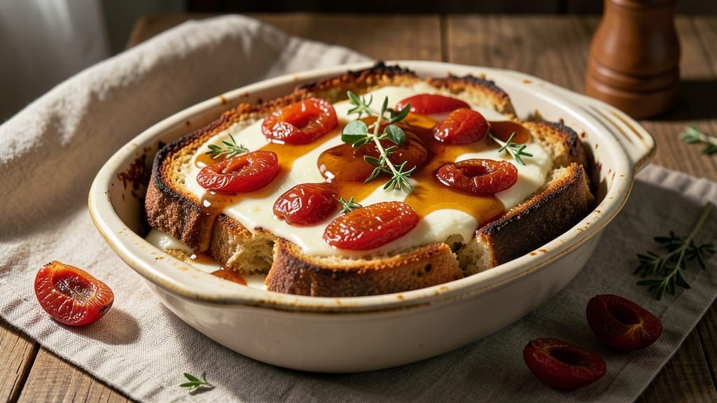 Apricot Bread Pudding Recipe: Warm Spice-Infused Custard With Caramelized Fruit